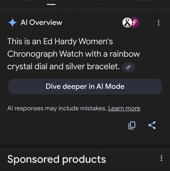 Ed Hardy women Chonograph watch with Crystal pave dial/band Skull Box - Picture 11 of 12